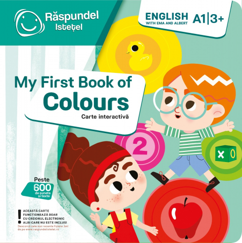 Raspundel Istetel, carte My first book of colors English varsta 3-5ani ,5-7ani, Unisex [2]