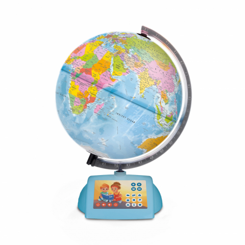 Atlase, Dicționare, Enciclopedii - Raspundel Istetel, Glob interactiv in limba romana, versiune noua varsta 6-7 ani ,7-9 ani ,9-12 ani, Unisex