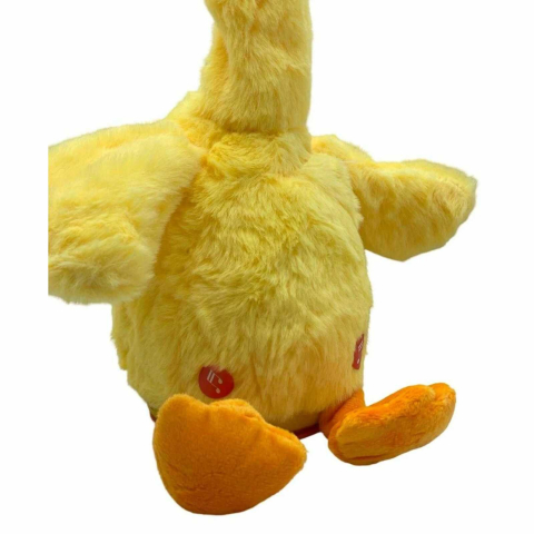 Rata interactiva DJ 32 cm cu dans, lumini si functie de repetare voce. Include 5 melodii. Jucarie muzicala pentru copii 3+. [3]