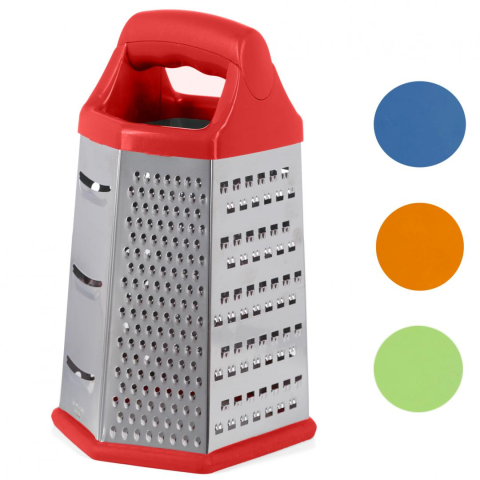 Razatori si accesorii - Razatoare 6 laturi, 14x12x23 cm,,vanora home (mix 4 culori in bax - 6 albastre, 6 portocalii, 6 rosii, 6 verzi))