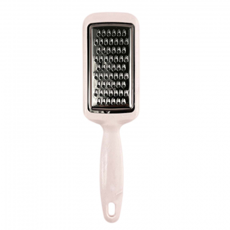 Ustensile de bucătărie - Razatoare cu maner ergonomic si agatatoare, lama inox, Roz