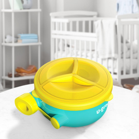 Castronase, farfurii - Recipient lapte praf  cu 3 compartimente