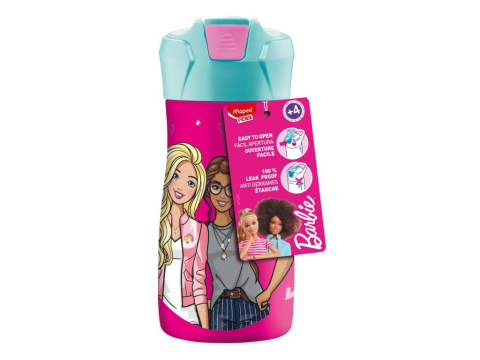 Rechizite Școlare - Recipient lichide oțel inoxidabil Maped Barbie 430 ml