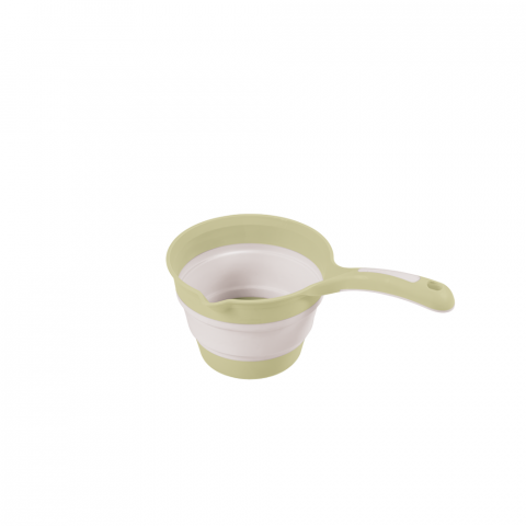 Recipient pliabil cu maner pentru baie - Verde Eco [1]