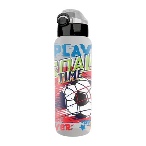 Recipient scolar Noki T-0101, 550ml, pentru lichide, diverse culori pale, push cu siguranta si capac protectie [4]