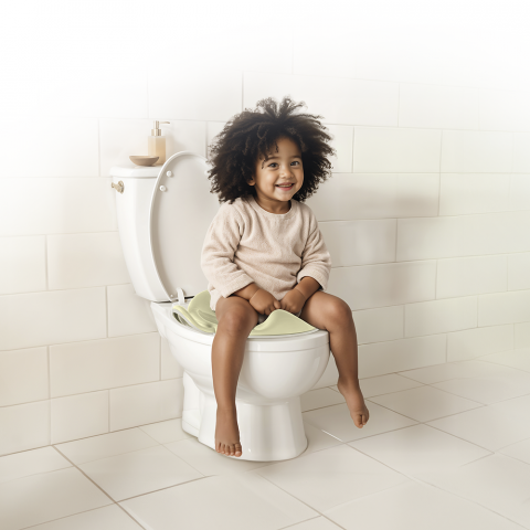 Olite si reductoare WC - Reductor toaleta antiderapant - Verde Eco