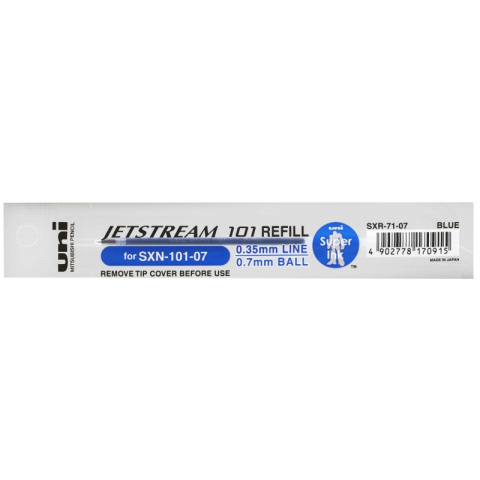 Rezerva Jetstream Uni-ball SXR-71-07, 0.7mm, pentru modelul SXN-101-07, scris albastru [1]