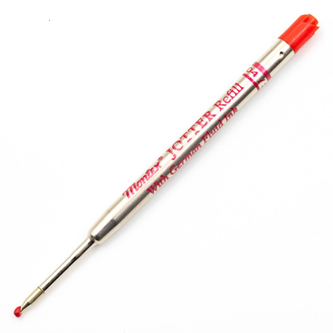 Rechizite Școlare - Rezerva pix Montex Jotter tip Parker MREZ-PRK-R 16554/2, metalic, rosu