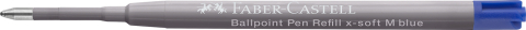 Rezerva pix plastic xsoft m albastra faber-castell [1]