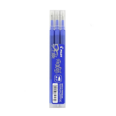 Rezerva roller Pilot Frixion BLS-FR7-L-S3-E, plastic, 0.7mm Fine, albastru, set 3 buc [1]