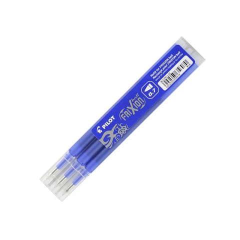 Rezerva roller Pilot Frixion BLS-FR7-L-S3-E, plastic, 0.7mm Fine, albastru, set 3 buc [2]