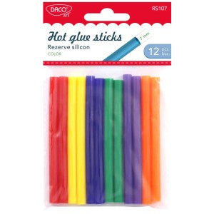 Art & Craft si Artizanat - Rezerva silicon 7mm set 12 color rs107 daco