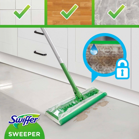 Rezerva umeda mop SWIFFER Wet, 28.8 cm, 20 bucati, miros lamaie [1]