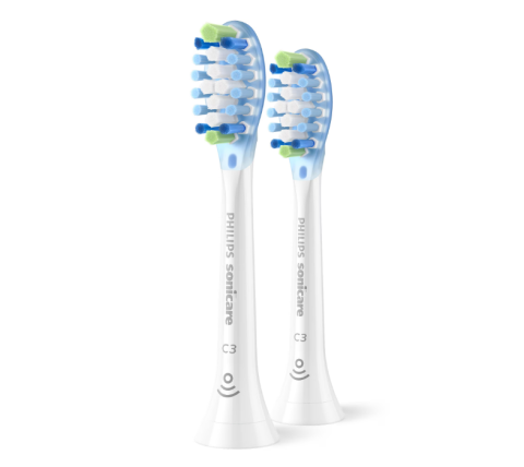 Rezerve philips sonicare plaque defence hx9042/87, pachet de 2 capete de periere, standard, click-on, sincronizarea modurilor brushsync, alb, l x a x i (mm) 60x25.7x230.5 [2]