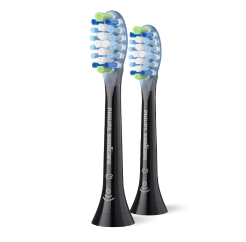 Rezerve philips sonicare plaque defence hx9042/88, pachet de 2 capete de periere, standard, click-on, sincronizarea modurilor brushsync, negru, l x a x i (mm) 60x25.7x230.5 [2]