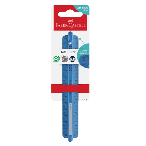 Rigla 15cm dots faber-castell [1]