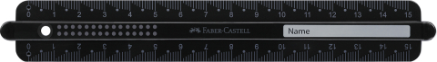 Rigla 15cm dots faber-castell [4]