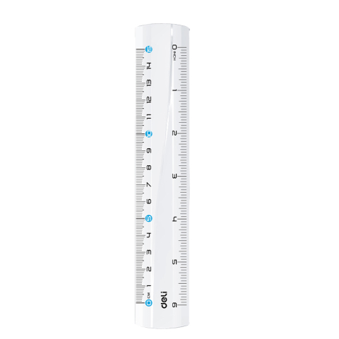 Rechizite Școlare - Rigla 15cm transparenta deli