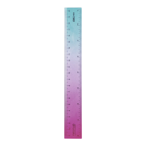 Rechizite Școlare - Rigla 20 cm gradient neonup deli