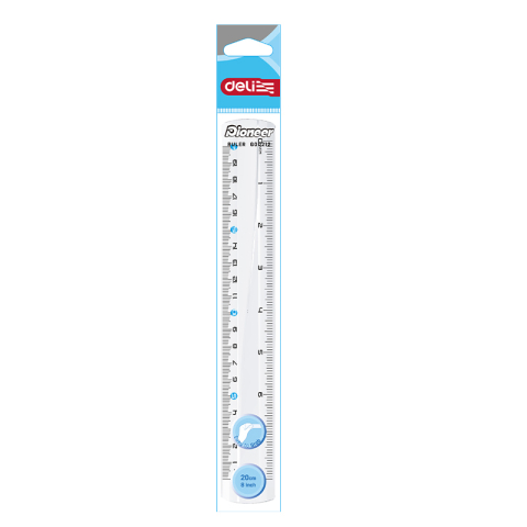 Rigla 20cm transparenta deli [1]
