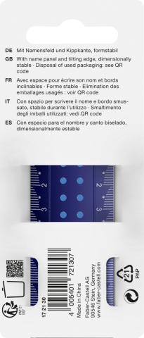 Rigla 30cm dots faber-castell [4]