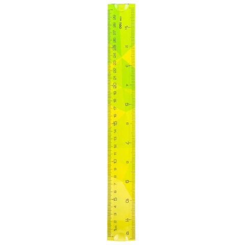 Rigla 30cm multicolora flexibila deli [2]