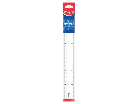 Rechizite Școlare - Riglă Maped Classic 30 cm dublă gradație