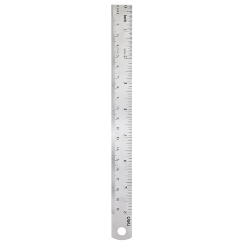 Rechizite Școlare - Rigla metal 20 cm deli