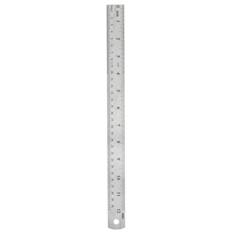 Rechizite Școlare - Rigla metal 30 cm deli