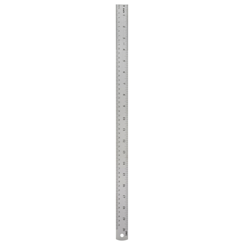 Rechizite Școlare - Rigla metal 50 cm deli