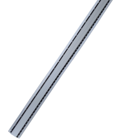Rigla Office Cover, 100cm, aluminiu [1]