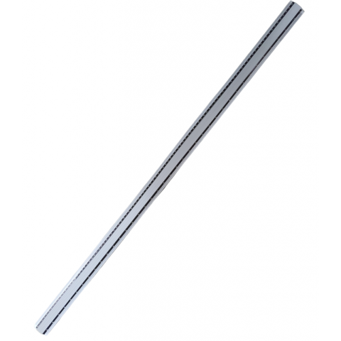 Instrumente de Geometrie: Rigle, Echere, Compasuri si Truse - Rigla Office Cover, 100cm, aluminiu