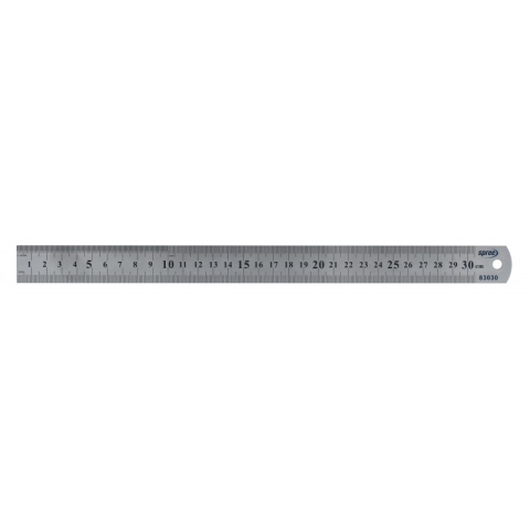 Instrumente de Geometrie: Rigle, Echere, Compasuri si Truse - Rigla otel 30cm Spree metal