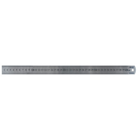 Instrumente de Geometrie: Rigle, Echere, Compasuri si Truse - Rigla otel 40 cm Spree metal