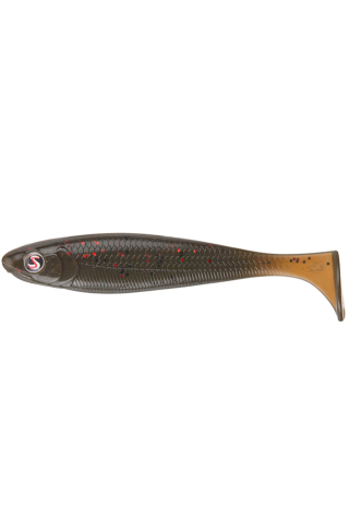 Pescuit si vanatoare - River2Sea D-Walker Swimbait 10cm Green Pumpkin Red 19 10cm Green Pumpkin Red 19