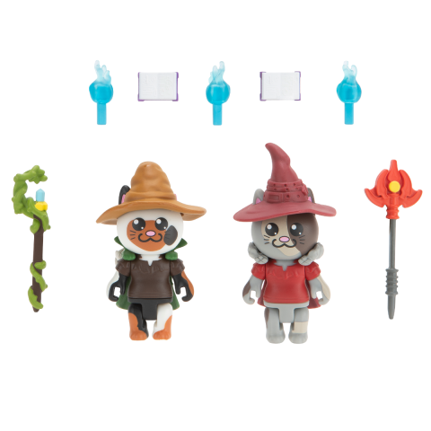 Roblox Celebrity - Pachet cu 2 figurine, Mage Cat: Mayhem varsta 5-7 ani ,7-9 ani, Baieti [2]