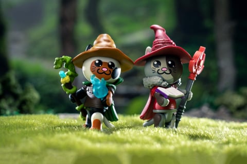 Roblox Celebrity - Pachet cu 2 figurine, Mage Cat: Mayhem varsta 5-7 ani ,7-9 ani, Baieti [5]