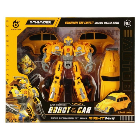 Jucării și Jocuri pentru copii - Robot cu accesorii MegaCreative 567294, galben, plastic, 18x27x9cm