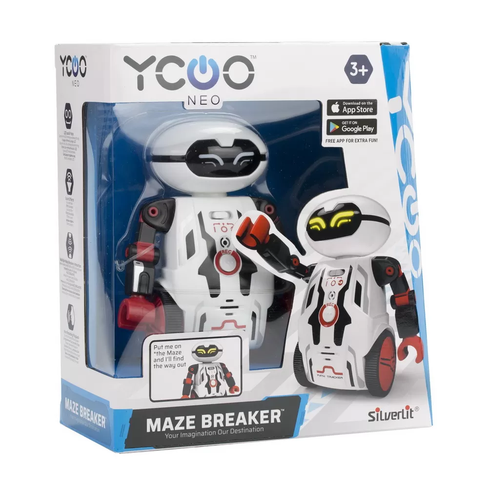 Jucării și Jocuri pentru copii - Maze Breaker, Robot electronic interactiv, Silverlit, varsta de la 3 ani la 14 ani