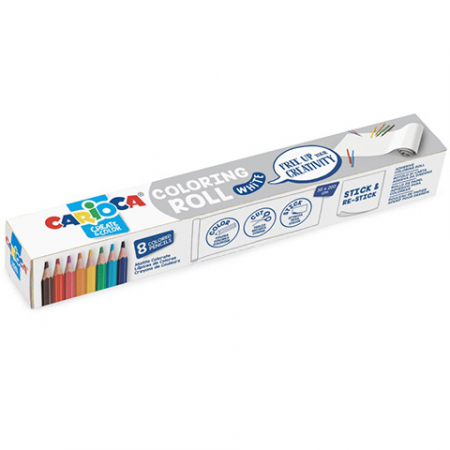 Acuarele, Tempera, Pensule si Blocuri de desen - Desene de colorat in rola ⭐ Hartie de colorat 2 m lungime