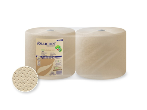 Curatenie, intretinere casa - Rola hartie industriala Lucart EcoNatural 3800 JOINT, 3 str, 200 m/rola, 2 role/set
