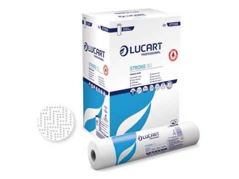 Curatenie, intretinere casa - Rola medicala Lucart Strong 50, 2 str, alba, 50cmx50m