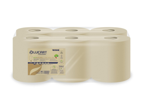 Curatenie, intretinere casa - Rola prosop derulare centrala Lucart EcoNatural L-ONE MAXI 450, 2 str, 163 m/rola, 6 role/bax