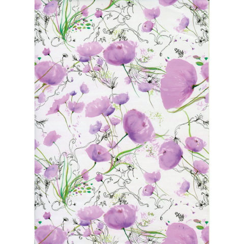 Role hartie ambalat - Flori, 65 g/m2, 70 x 200 cm (30 role/display), copii varsta 6 ani+,8 ani+ [6]