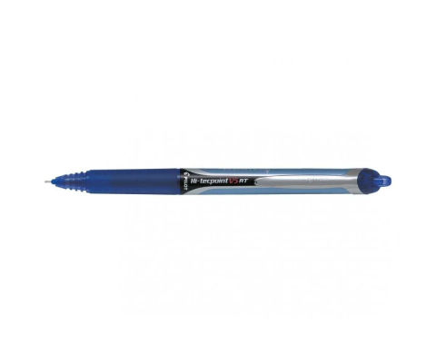Rechizite Școlare - Roller 0.5mm v5 albastru hi-tecpoint retractabil pilot