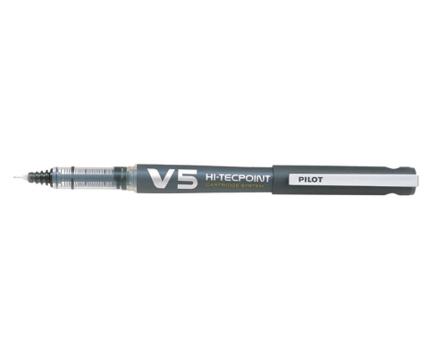 Rechizite Școlare - Roller 0.5mm v5 negru hi-tecpoint pilot