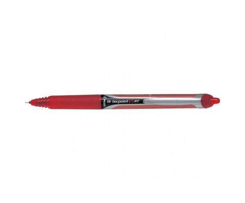 Rechizite Școlare - Roller 0.5mm v5 rosu hi-tecpoint retractabil pilot