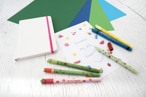 Roller 0.7 mm albastru erasable avocado eberhard faber [3]