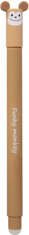 Rechizite Școlare - Roller 0.7 mm albastru erasable maimuta eberhard faber