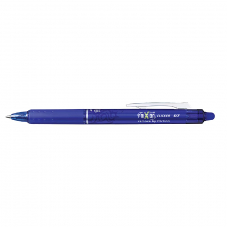 Pix PILOT, Roller 0.7 mm, FriXion Clicker, Albastru, cerneala care se sterge [2]